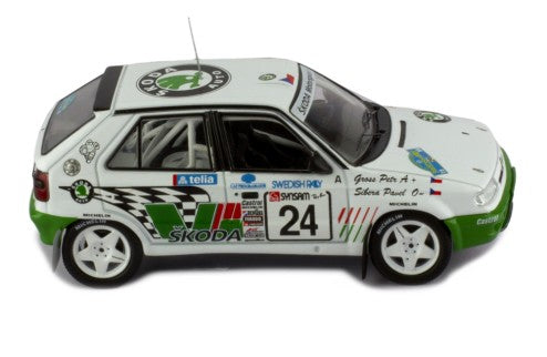 1995 Skoda Felicia Kit Car Nº24 Sibera/Gross Rally Suecia 1:43 IXO Models RAC413B.22