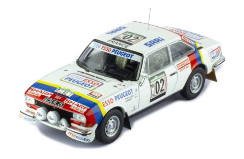 1978 Peugeot 504 Coupe V6 Nº02 Nicolas/Gamet Ganador Rallye Costa de Marfil 1:43 IXO Models RAC417A.22