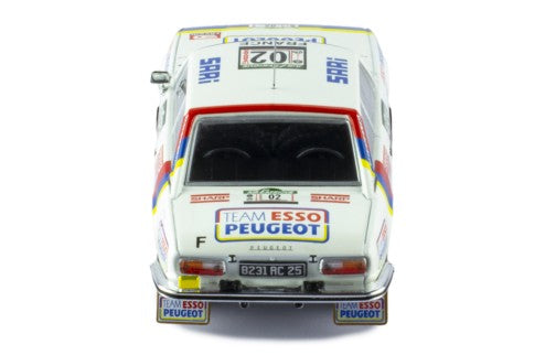 1978 Peugeot 504 Coupe V6 Nº02 Nicolas/Gamet Ganador Rallye Costa de Marfil 1:43 IXO Models RAC417A.22