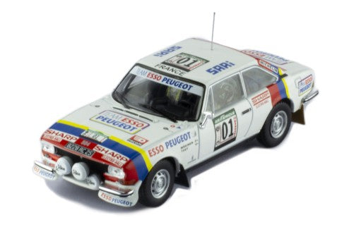 1978 Peugeot 504 Coupe V6 Nº01 Makinen/Todt Rallye Costa de Marfil 1:43 IXO Models RAC417B.22
