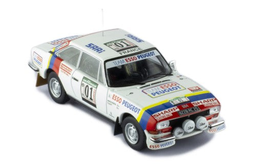 1978 Peugeot 504 Coupe V6 Nº01 Makinen/Todt Rallye Costa de Marfil 1:43 IXO Models RAC417B.22