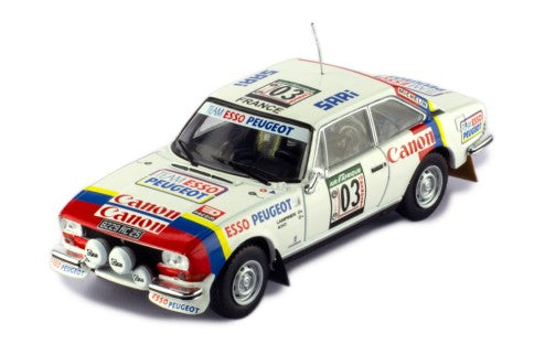 1978 Peugeot 504 Coupe V6 Nº03 Lampinen/Aho Rallye Costa de Marfil 1:43 IXO Models RAC417C.22
