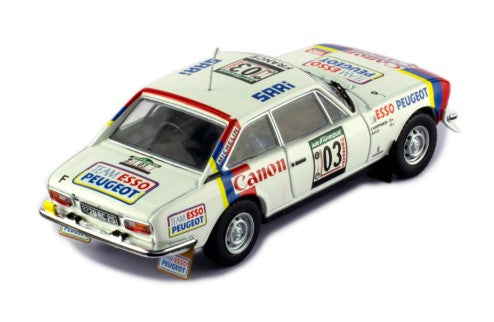 1978 Peugeot 504 Coupe V6 Nº03 Lampinen/Aho Rallye Costa de Marfil 1:43 IXO Models RAC417C.22