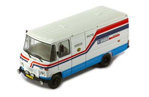 1977 Mercedes-Benz 508D Skoda Rally Assistance Blanco 1:43 IXO Models RAC424.22