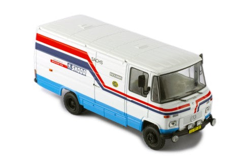 1977 Mercedes-Benz 508D Skoda Rally Assistance Blanco 1:43 IXO Models RAC424.22