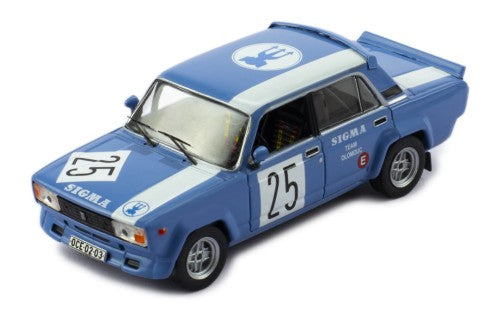 1986 Lada 2105 VFTS Nº25 Chlustina/Hrbek Rally Pribram 1:43 IXO Models RAC430.22