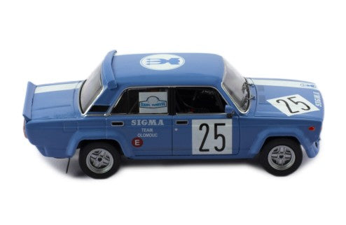 1986 Lada 2105 VFTS Nº25 Chlustina/Hrbek Rally Pribram 1:43 IXO Models RAC430.22