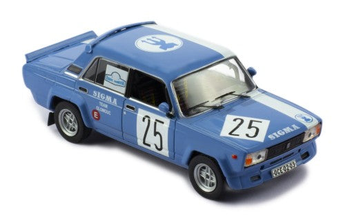 1986 Lada 2105 VFTS Nº25 Chlustina/Hrbek Rally Pribram 1:43 IXO Models RAC430.22