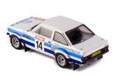 1980 Ford Escort MK II RS 1800 Nº14 Fisher/Frazer Rally Haspegouw 1:43 IXO Models RAC441.22