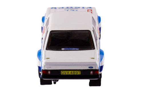 1980 Ford Escort MK II RS 1800 Nº14 Fisher/Frazer Rally Haspegouw 1:43 IXO Models RAC441.22