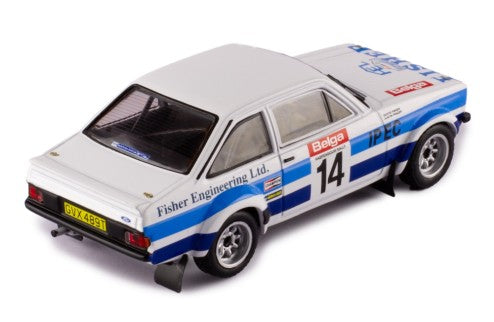 1980 Ford Escort MK II RS 1800 Nº14 Fisher/Frazer Rally Haspegouw 1:43 IXO Models RAC441.22