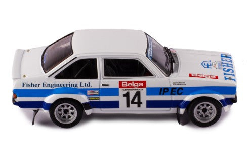 1980 Ford Escort MK II RS 1800 Nº14 Fisher/Frazer Rally Haspegouw 1:43 IXO Models RAC441.22