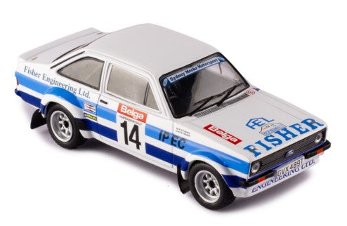 1980 Ford Escort MK II RS 1800 Nº14 Fisher/Frazer Rally Haspegouw 1:43 IXO Models RAC441.22