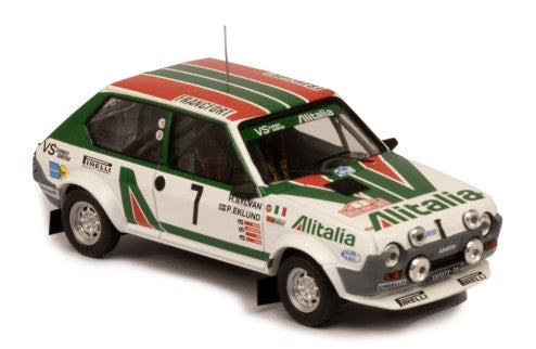 1979 Fiat Ritmo 75 Abarth Nº7 Eklund/Sylvan Rally Monte Carlo 1:43 IXO Models RAC445A.22