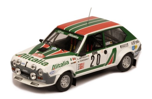 1979 Fiat Ritmo 75 Abarth Nº20 Bettega/Perissinot Rally Monte Carlo 1:43 IXO Models RAC445B.22
