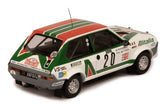 1979 Fiat Ritmo 75 Abarth Nº20 Bettega/Perissinot Rally Monte Carlo 1:43 IXO Models RAC445B.22
