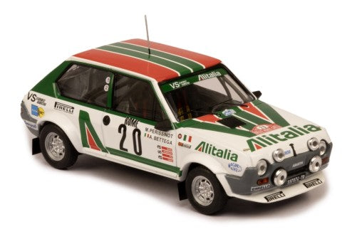 1979 Fiat Ritmo 75 Abarth Nº20 Bettega/Perissinot Rally Monte Carlo 1:43 IXO Models RAC445B.22