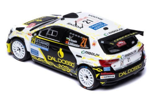 2025 Skoda Fabia RS Rally2 Nº21 N.Gryazin/K.Aleksandrov Rally de Montecarlo WRC2 1:43 IXO Models RAM977.22