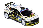 2025 Skoda Fabia RS Rally2 Nº21 N.Gryazin/K.Aleksandrov Rally de Montecarlo WRC2 1:43 IXO Models RAM977.22