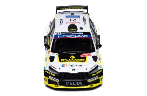 2025 Skoda Fabia RS Rally2 Nº21 N.Gryazin/K.Aleksandrov Rally de Montecarlo WRC2 1:43 IXO Models RAM977.22