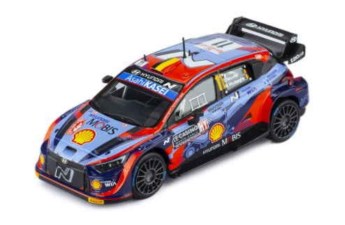 2022 Hyundai i20 N Rally1 WRC Nº11 Neuville/Wydaeghe Rally Monte Carlo 1:43 IXO Models RAM835