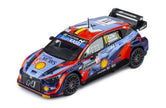 2022 Hyundai i20 N Rally1 WRC Nº11 Neuville/Wydaeghe Rally Monte Carlo 1:43 IXO Models RAM835