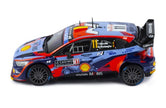 2022 Hyundai i20 N Rally1 WRC Nº11 Neuville/Wydaeghe Rally Monte Carlo 1:43 IXO Models RAM835