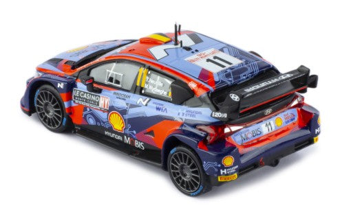 2022 Hyundai i20 N Rally1 WRC Nº11 Neuville/Wydaeghe Rally Monte Carlo 1:43 IXO Models RAM835