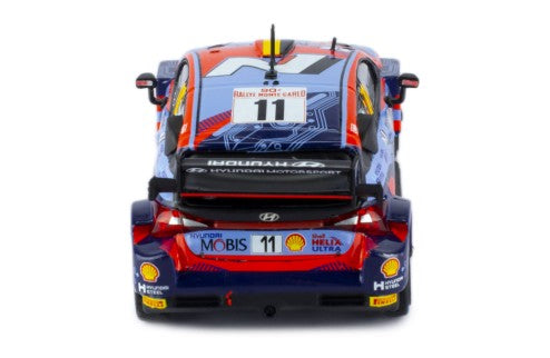2022 Hyundai i20 N Rally1 WRC Nº11 Neuville/Wydaeghe Rally Monte Carlo 1:43 IXO Models RAM835