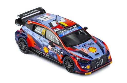 2022 Hyundai i20 N Rally1 WRC Nº11 Neuville/Wydaeghe Rally Monte Carlo 1:43 IXO Models RAM835