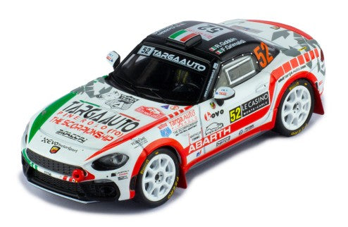 2022 Fiat Abarth 124 RGT WRC Nº52 Gobbin/Grimaldi Rally Monte Carlo 1:43 IXO Models RAM847
