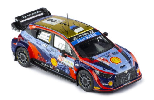 2022 Hyundai i20 N Rally1 Nº8 Tänak/Järveoja Ganador Rally Italia Cerdeña 1:43 IXO Models RAM853.22