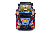 2022 Hyundai i20 N Rally1 Nº8 Tänak/Järveoja Ganador Rally Italia Cerdeña 1:43 IXO Models RAM853.22