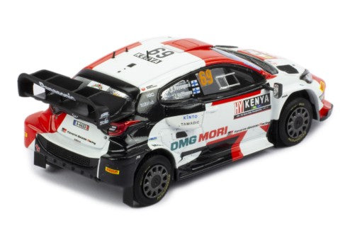 2022 Toyota GR Yaris Rally 1 Nº69 Rovanpera/Halttunen Ganador Rally Safari 1:43 IXO Models RAM856.22