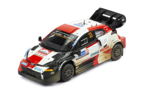 2022 Toyota GR Yaris Rally 1 Nº33 Evans/Martin Versión Sucio Rally Estonia 1:43 IXO Models RAM860.22