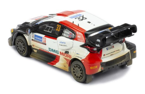 2022 Toyota GR Yaris Rally 1 Nº33 Evans/Martin Versión Sucio Rally Estonia 1:43 IXO Models RAM860.22