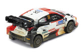 2022 Toyota GR Yaris Rally 1 Nº33 Evans/Martin Versión Sucio Rally Estonia 1:43 IXO Models RAM860.22