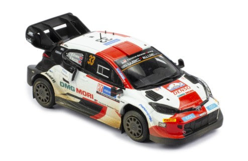 2022 Toyota GR Yaris Rally 1 Nº33 Evans/Martin Versión Sucio Rally Estonia 1:43 IXO Models RAM860.22