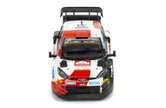 2022 Toyota GR Yaris Rally 1 Nº33 Evans/Martin Versión Sucio Rally Estonia 1:43 IXO Models RAM860.22