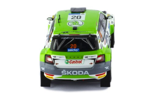 2022 Skoda Fabia Rally2 Evo N20 Lindholm/Hamalainen Rallye Finlandia 1:43 IXO Models RAM863BLQ.22