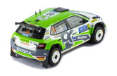 2022 Skoda Fabia Rally2 Evo N20 Lindholm/Hamalainen Rallye Finlandia 1:43 IXO Models RAM863BLQ.22
