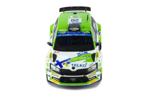 2022 Skoda Fabia Rally2 Evo N20 Lindholm/Hamalainen Rallye Finlandia 1:43 IXO Models RAM863BLQ.22