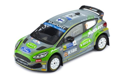 2022 Ford Fiesta R5 Rally2 Nº29 Huttunen/Lukka Rally Estonia 1:43 IXO Models RAM864.22