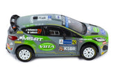 2022 Ford Fiesta R5 Rally2 Nº29 Huttunen/Lukka Rally Estonia 1:43 IXO Models RAM864.22