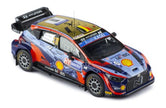 2022 Hyundai i20 N Rally1 Nº11 Neuville/Wydaeghe Rally Finlandia 1:43 IXO Models RAM866LQ.22