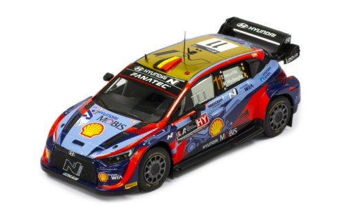 2022 Hyundai i20 N Rally1 Nº11 Neuville/Wydaeghe Rally Acropolis 1:43 IXO Models RAM868LQ