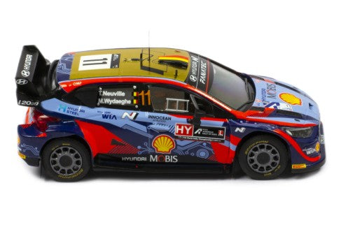 2022 Hyundai i20 N Rally1 Nº11 Neuville/Wydaeghe Rally Acropolis 1:43 IXO Models RAM868LQ