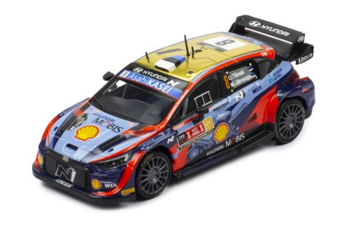 2022 Hyundai i20 N Rally 1 Nº8 Tanak/Jarveoja Ganador Rally Ypres Bélgica 1:43 IXO Models RAM872.22