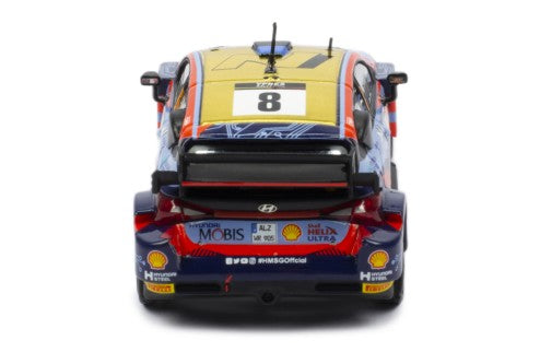 2022 Hyundai i20 N Rally 1 Nº8 Tanak/Jarveoja Ganador Rally Ypres Bélgica 1:43 IXO Models RAM872.22