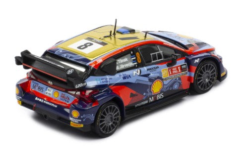 2022 Hyundai i20 N Rally 1 Nº8 Tanak/Jarveoja Ganador Rally Ypres Bélgica 1:43 IXO Models RAM872.22